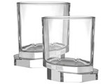 JoyJolt Aqua Vitae 10.5 oz. Off Base Octagon Whiskey Glasses (Set of 2)  AQ10153 - The Home Depot