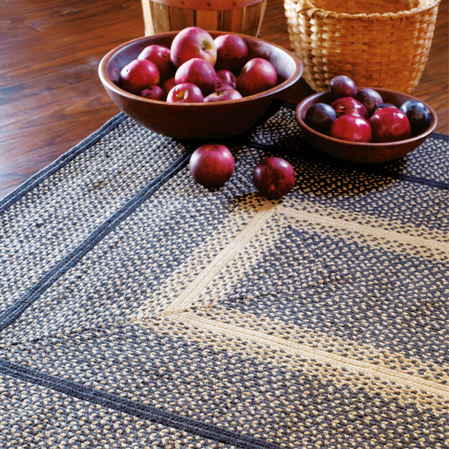 Homespice Decor 6 x 9' Rectangle Manchester Jute Braided Rug