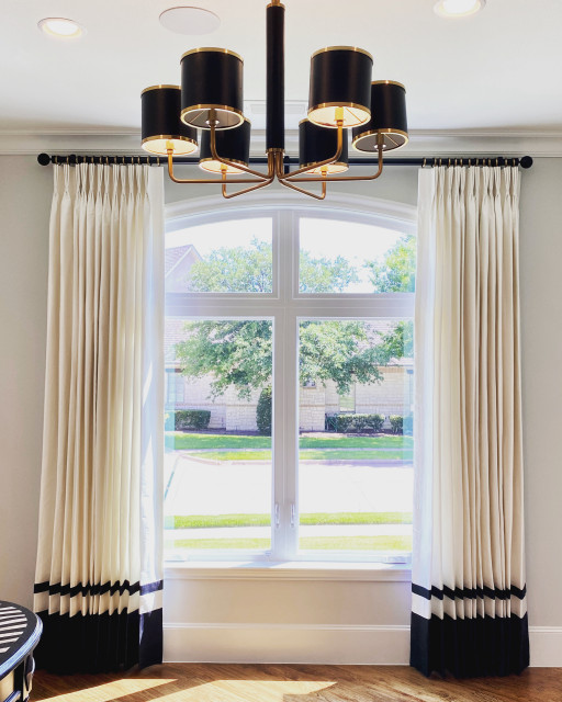 Custom Drapery - Transitional - Dining Room - Dallas - by Custom