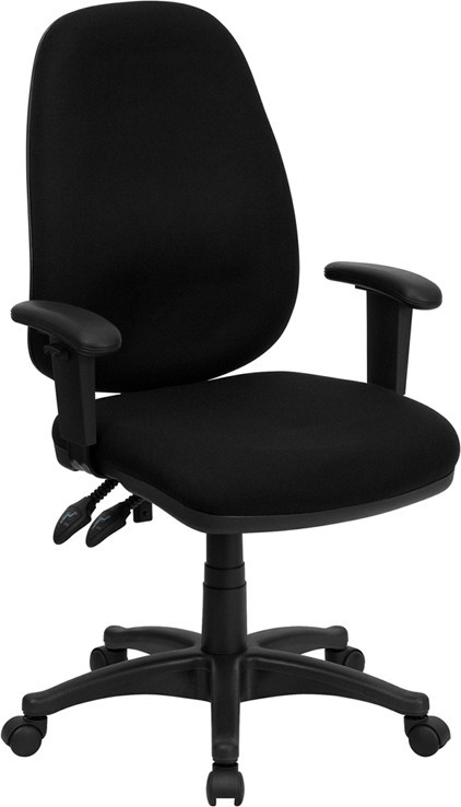 Flash Furniture Black Fabric Office Chair