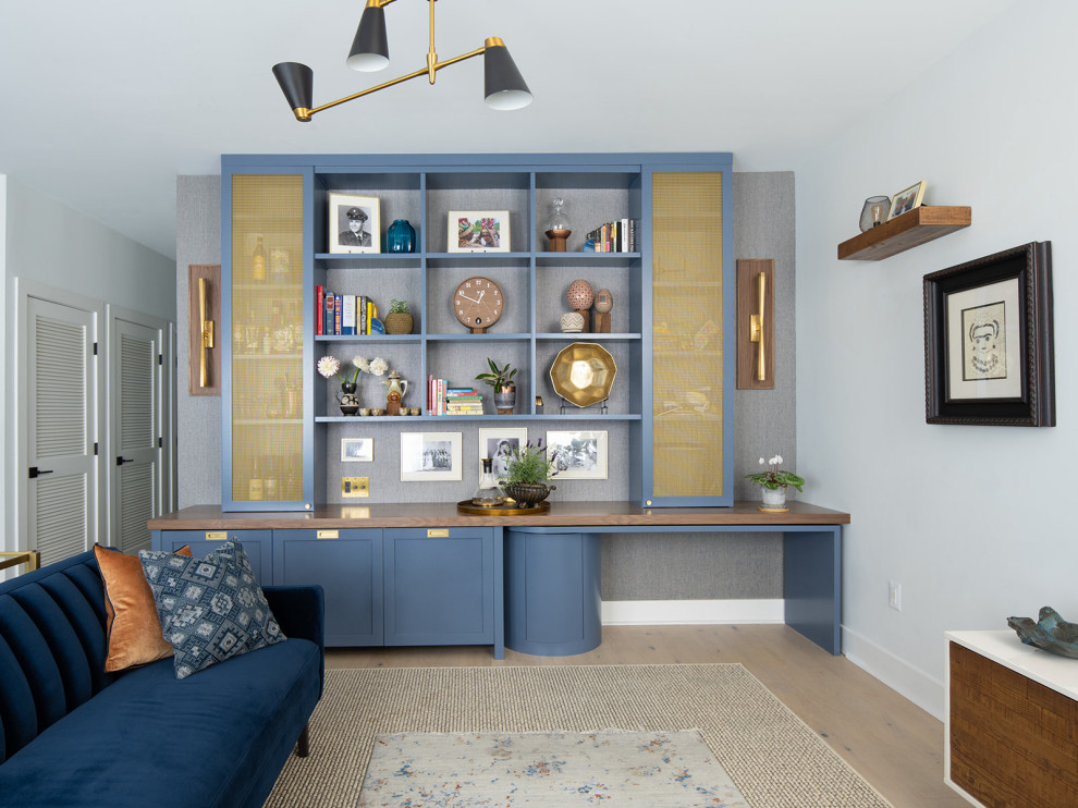 Inspiration for a transitional home design remodel in DC Metro