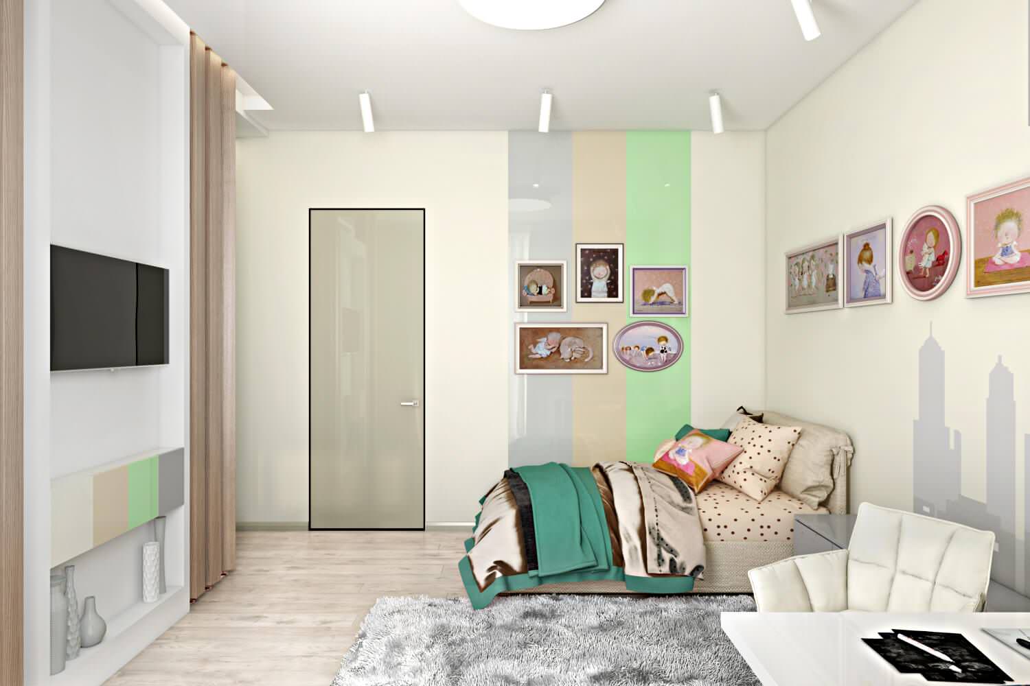 Дизайн квартиры "Городская сказка"