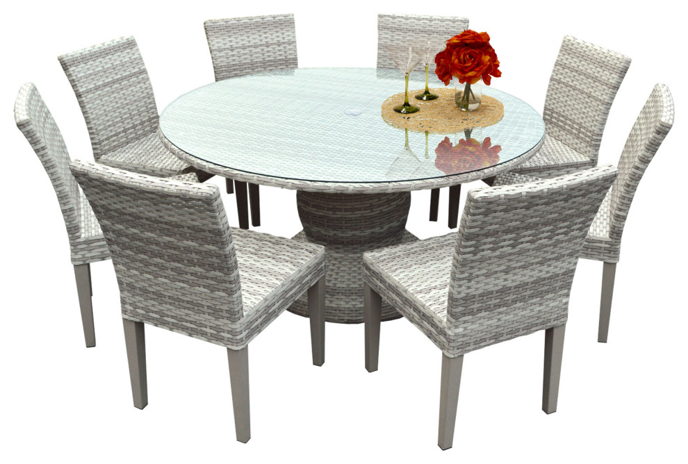 Fairmont 60 Outdoor Patio Dining Table, Elegant Outdoor Furniture Naples
