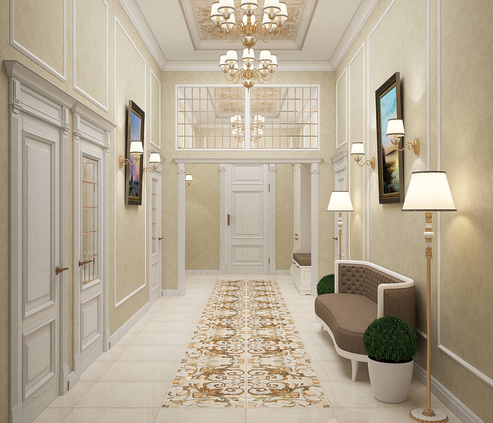 Дизайн интерьеров особняка.Классика