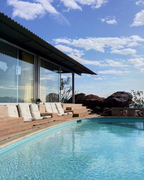 piscina casa en el desierto del arquitecto albert frey en diariodesign