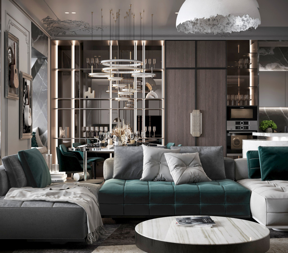 Дизайн трехкомнатной квартиры 170 м2