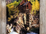 8.5x11 Country Picture Frame, Narrow Width 2 inch Lighthouse Series