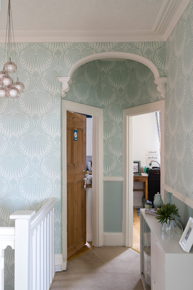 Design ideas for a beach style hallway in Dorset.