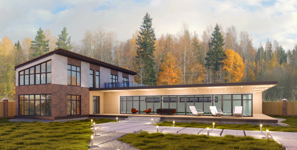 Проект комплекса зданий загородной резиденции