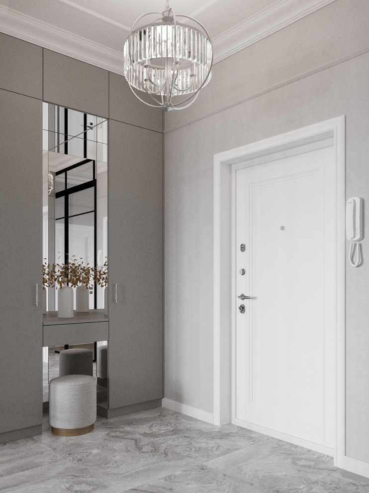 Трехкомнатная квартира в классическом европейском стиле