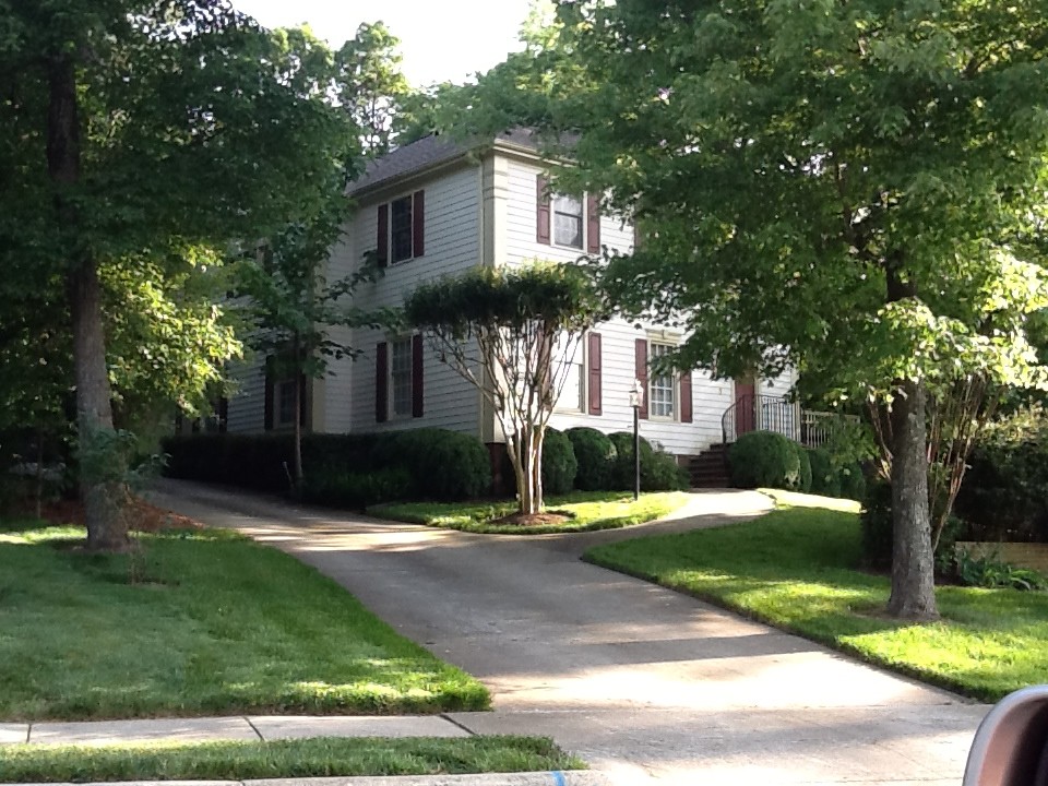 Homes built around Chapel Hill, North Carolina