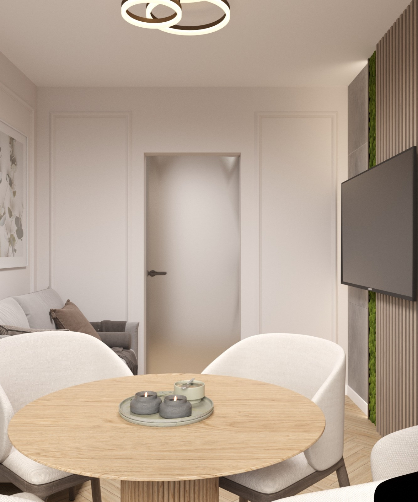 Квартира в современном стиле для супружеской пары