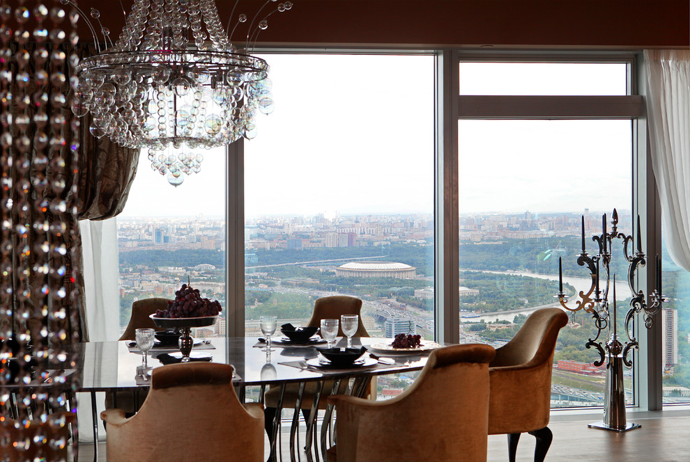 Интерьер шоу-рума в ЖК «Москва-Сити»