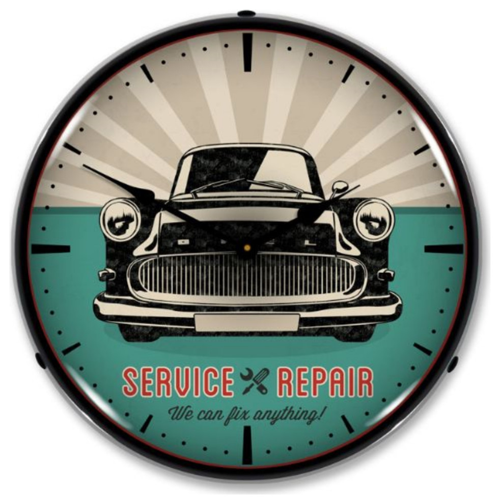 AG20111182 We Can Fix Anything Clock Midcentury Wall Clocks by