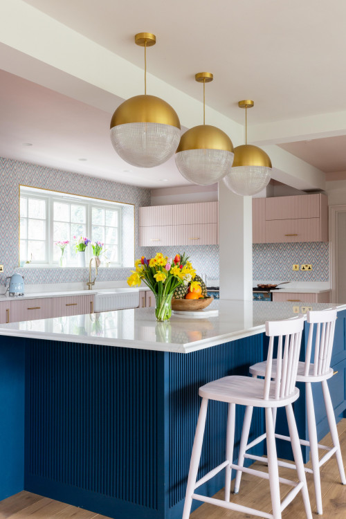 Pink Cabinets and Blue Dreams: A Tale of Pastel Kitchen Delights