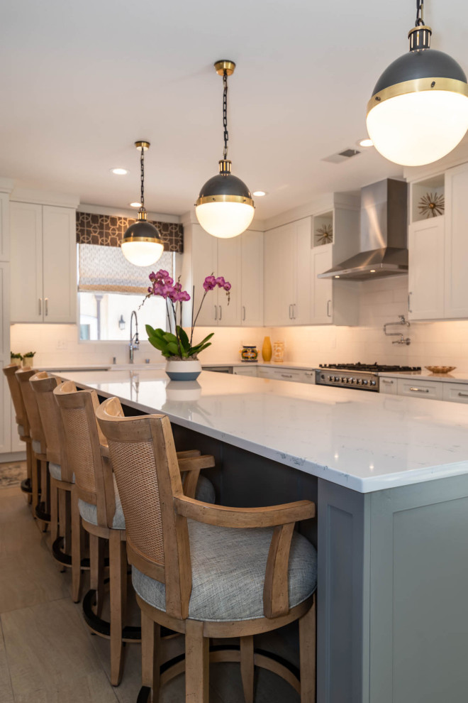Kitchen - transitional kitchen idea in Denver