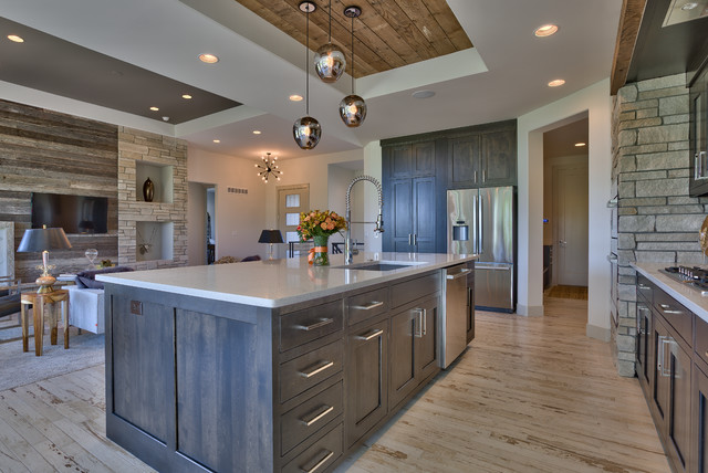 Tiburon Ridge Modern Rustic rustic-kitchen