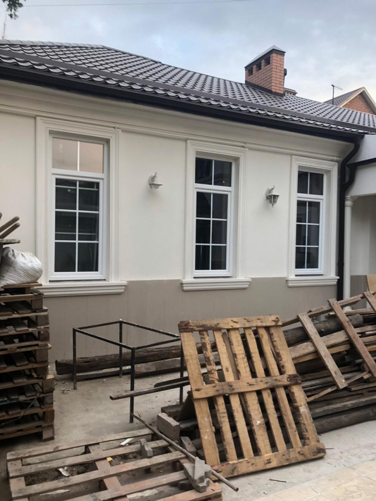 Утепление фасада мокрым способом