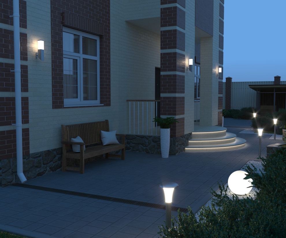 Благоустройство участка загородного дома