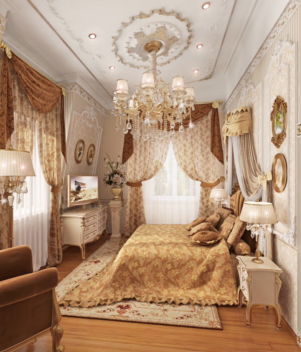 Квартира в роскошном классическом стиле