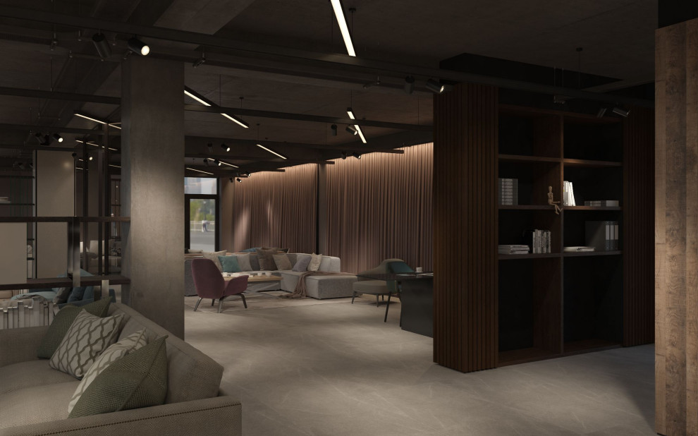 Интерьер мебельного магазина.