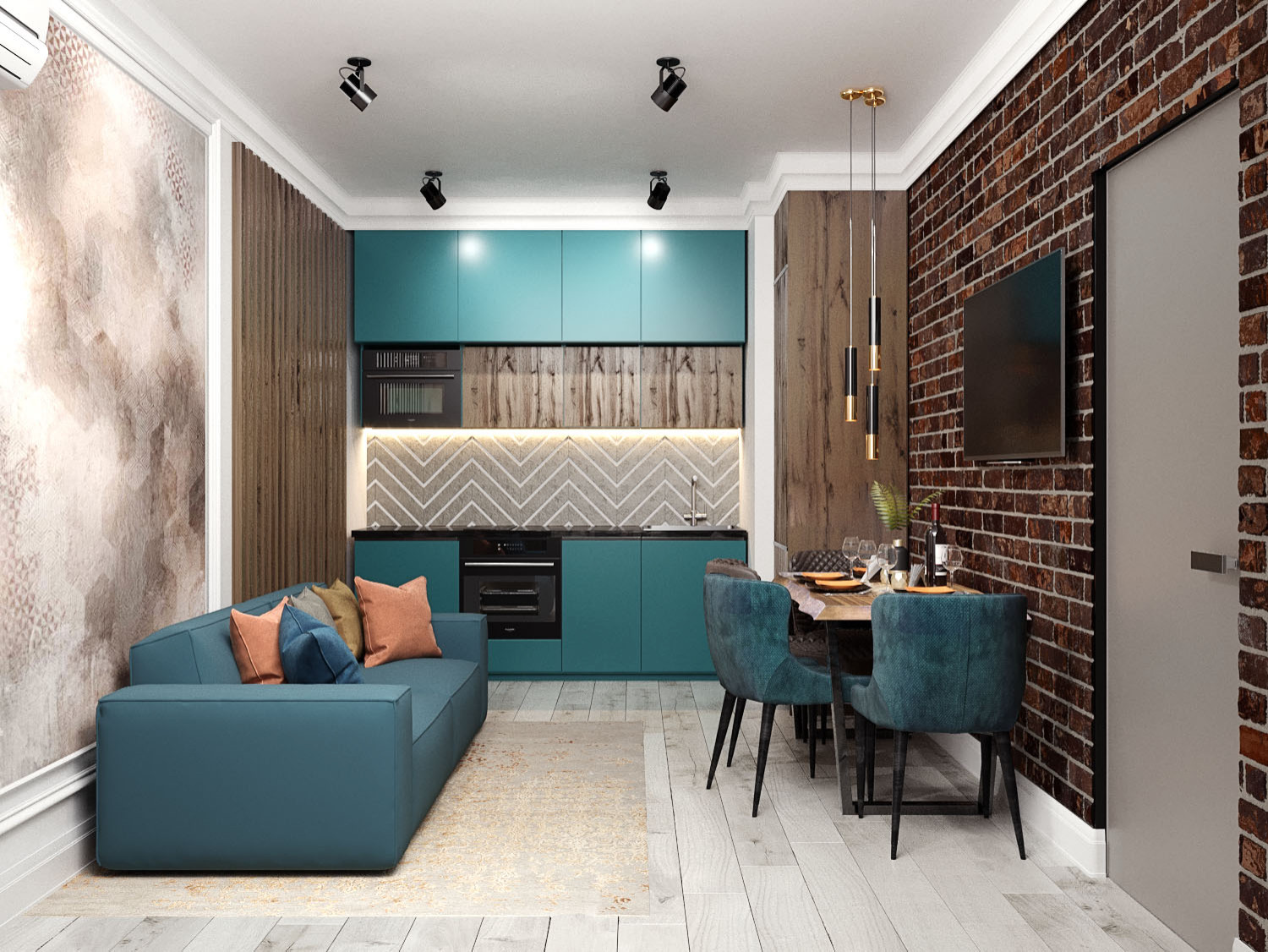 Розмарин кухня-гостиная