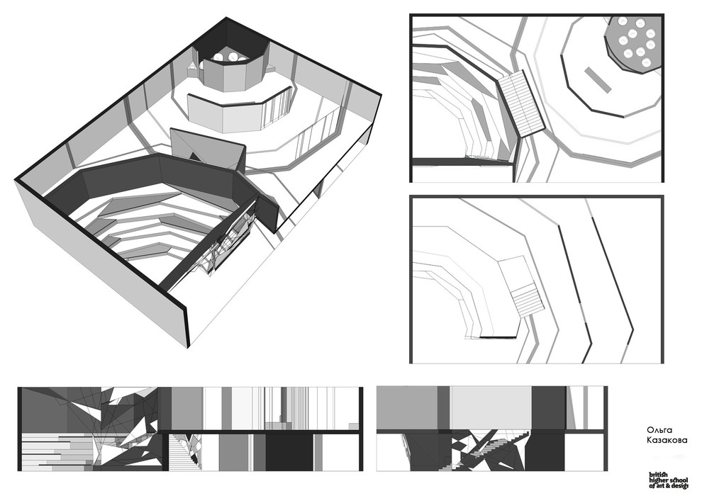 Выставочный павильон, 384 м2, концепт