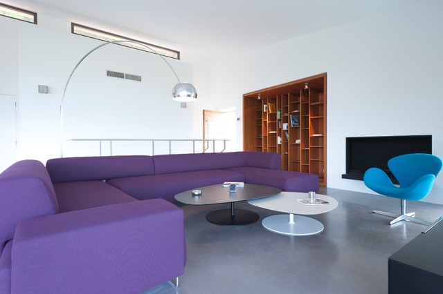 Maison vue mer contemporary-vardagsrum