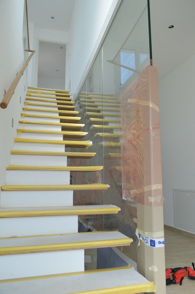 Treppe zum Staffelgeschoss