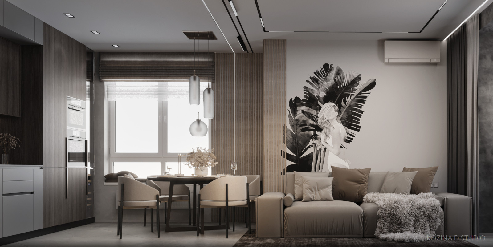 Кухня-гостиная