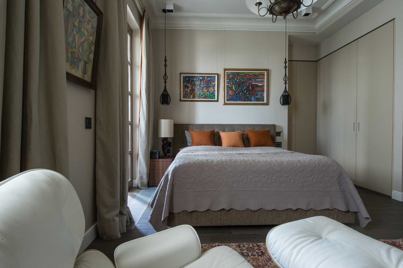 Квартира для молодого человека на Воробьевых Горах. Москва 2015 год