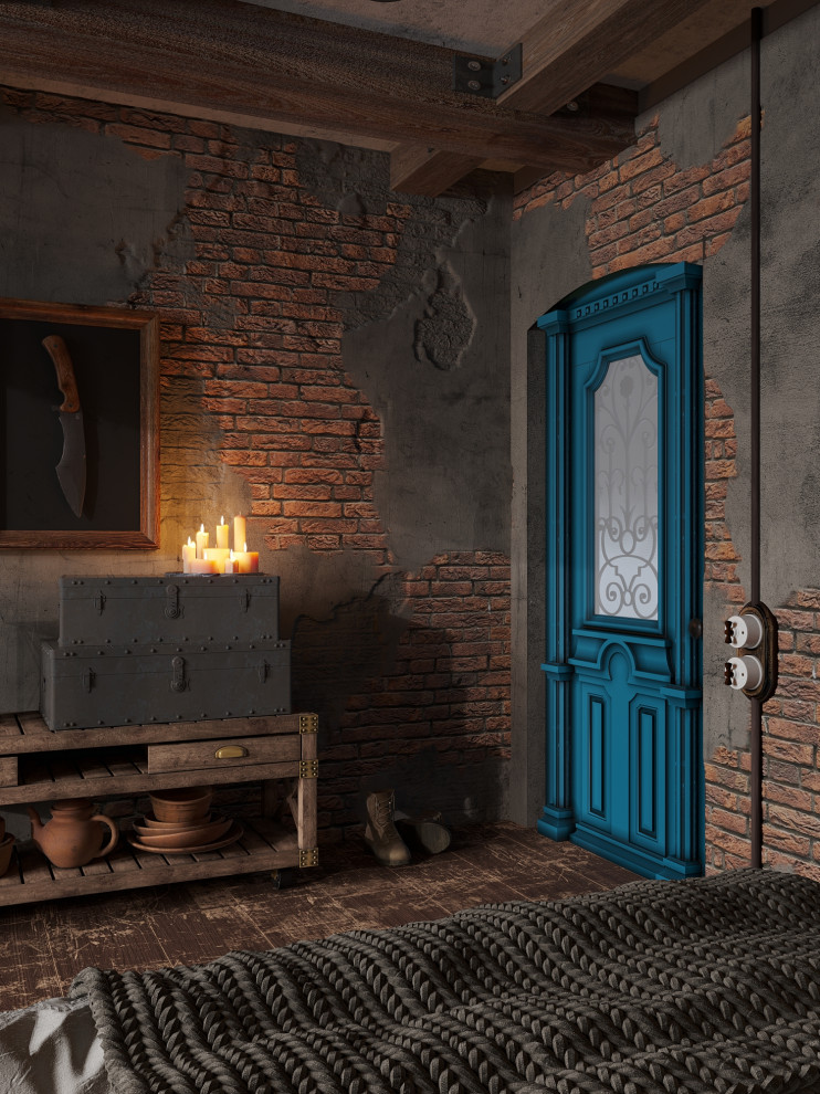 Хижина охотника в загородном комплексе