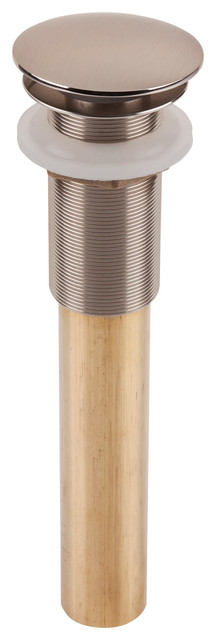 Decorative 1.5" Pop-Up Bath Drain, Solid Brass