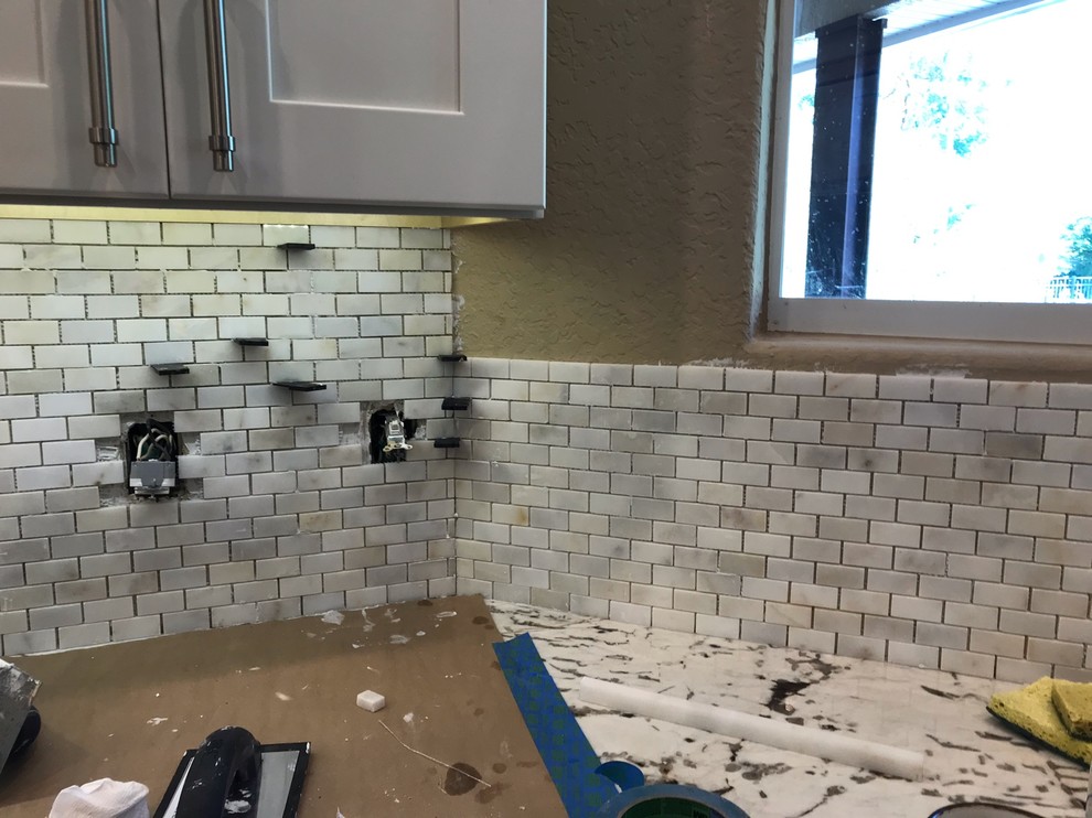 kitchen backsplash liner dilemma