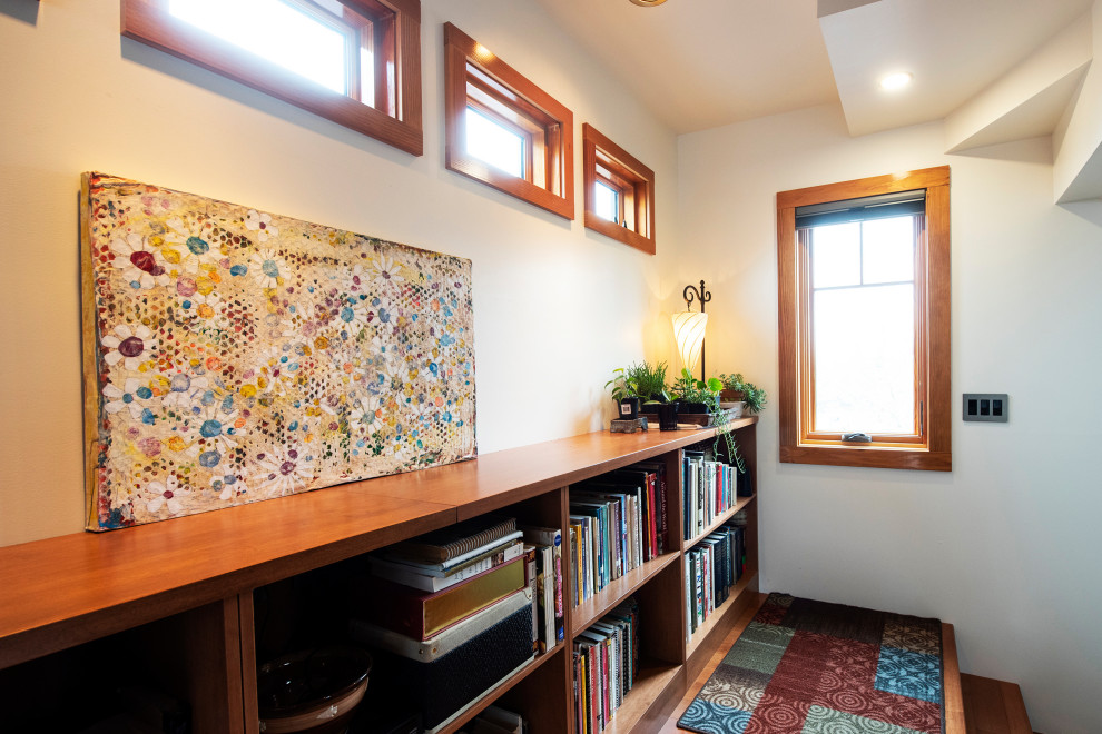 Hallway - transitional hallway idea