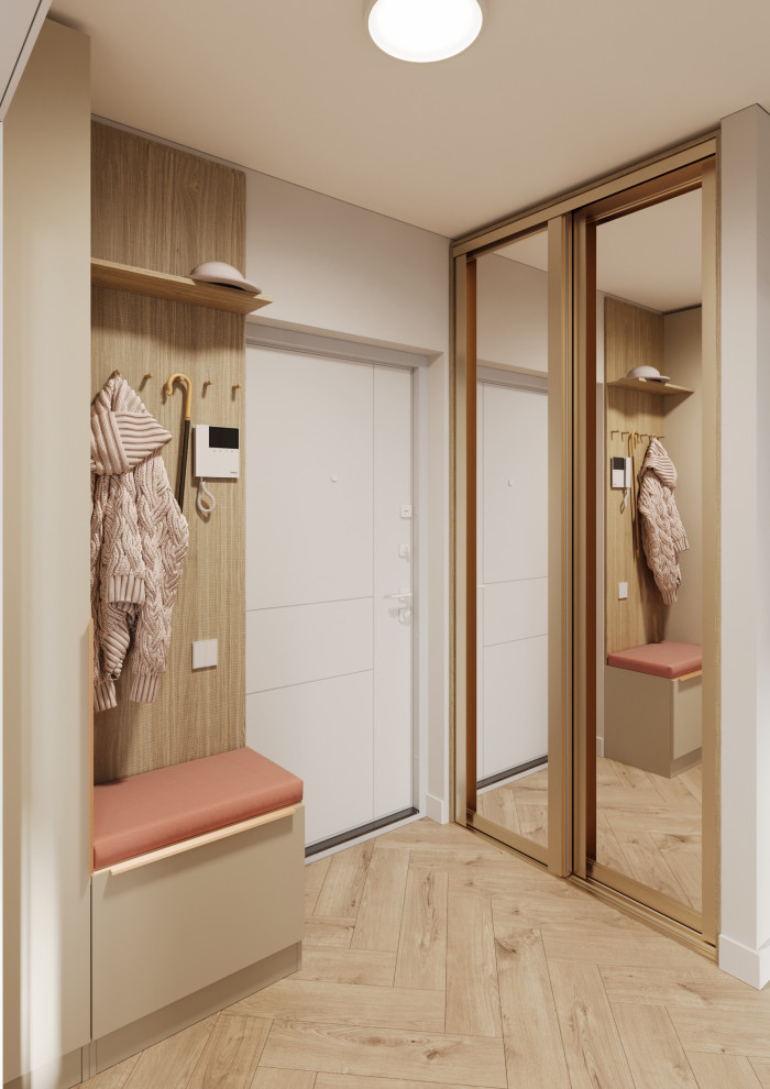 Дизайн-проект квартиры в светлых тонах