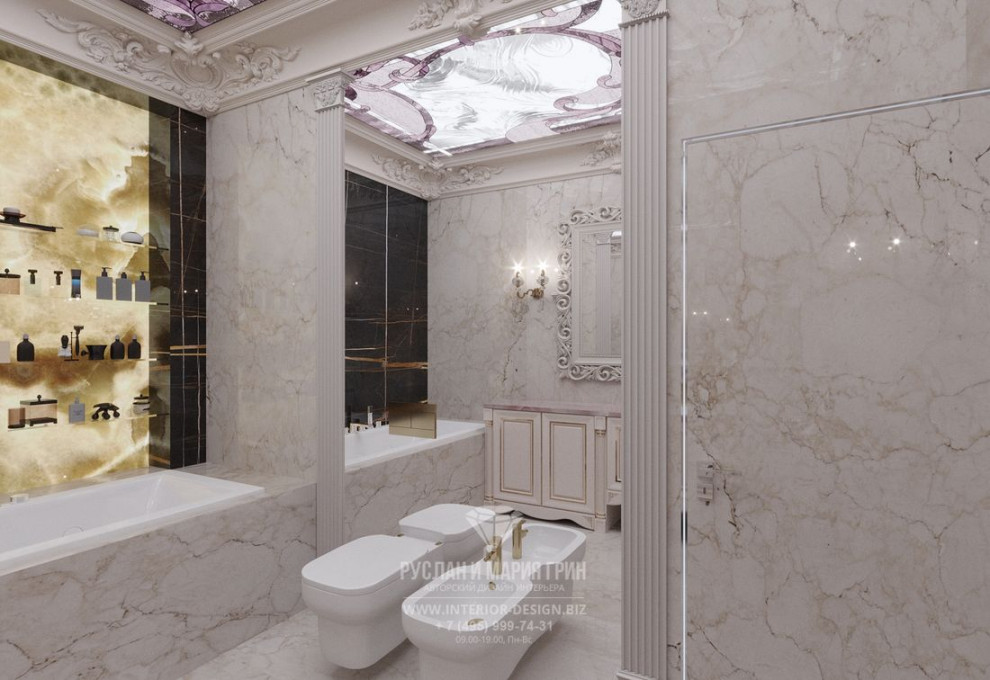 Дизайн элитной двухуровневой квартиры