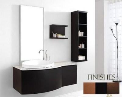 Virtu USA Isabelle 48-in. Single Sink Bathroom Vanity Set - Espresso