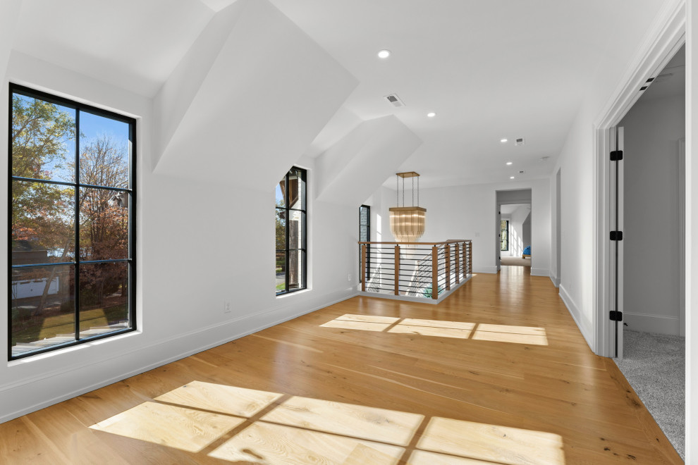 Home design - transitional home design idea in Charlotte