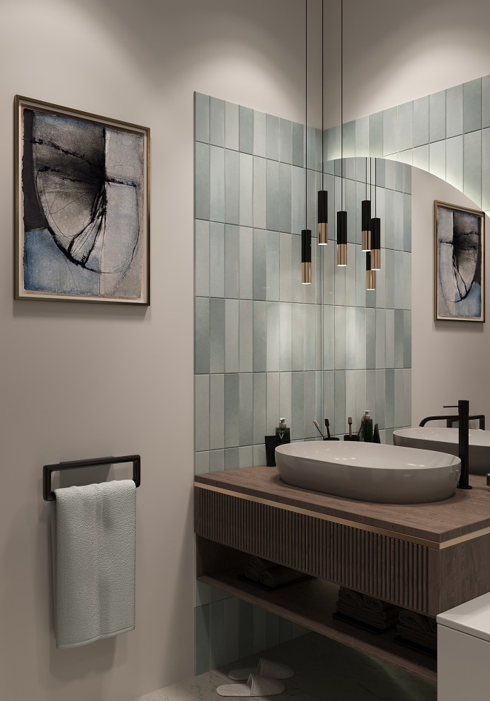 Дизайн интерьера санузла