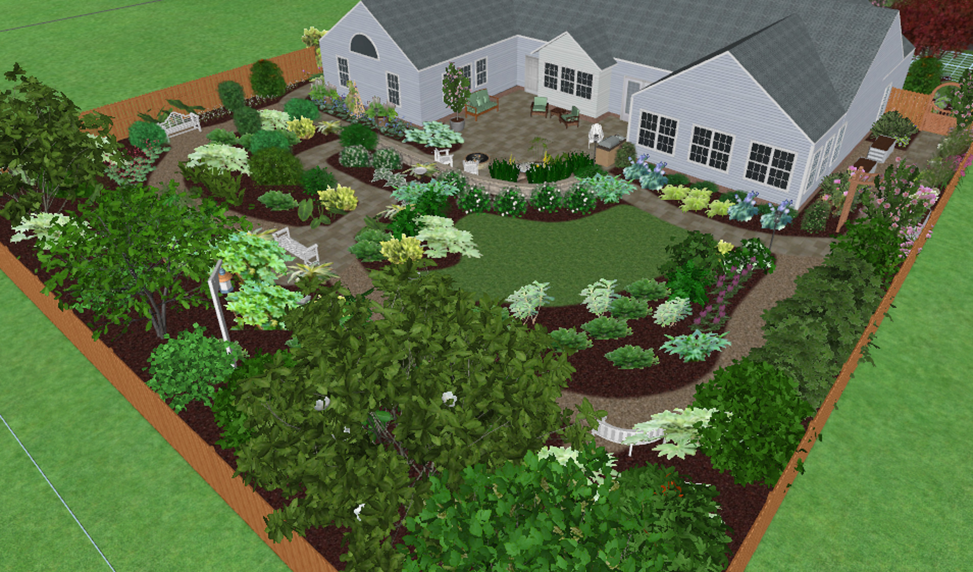 3D Site Plan Rendering