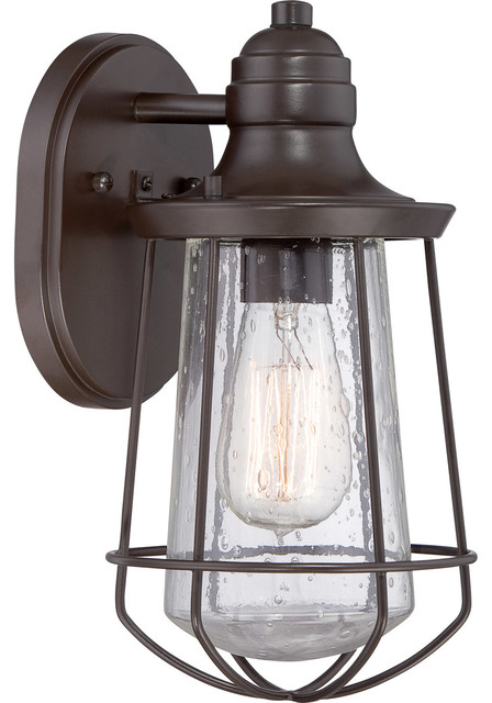 Marine Outdoor Lantern Beach Style Wall Lights And Marine 1 Light Outdoor Wall In Western Bronze