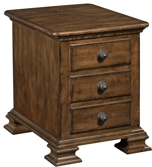 Kincaid Furniture Portolone Chairside Table Traditional Side Tables