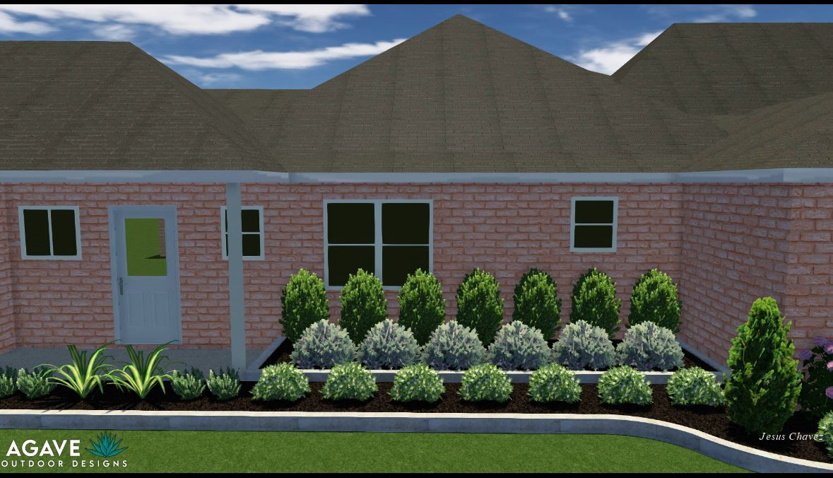 Front yard makeover at Durban Dr!