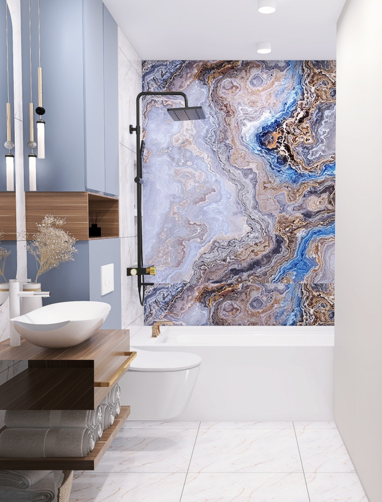 3-х комнатная квартира 90 м2 для семьи с двумя детьми в современном стиле