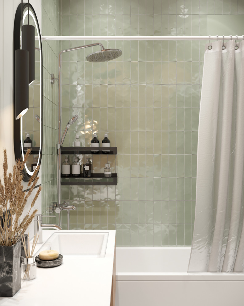 Дизайн-проект квартиры, площадью 59,25 м2, мкр Северный, жк Риф