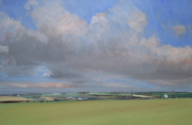 English Countryside Original Painting