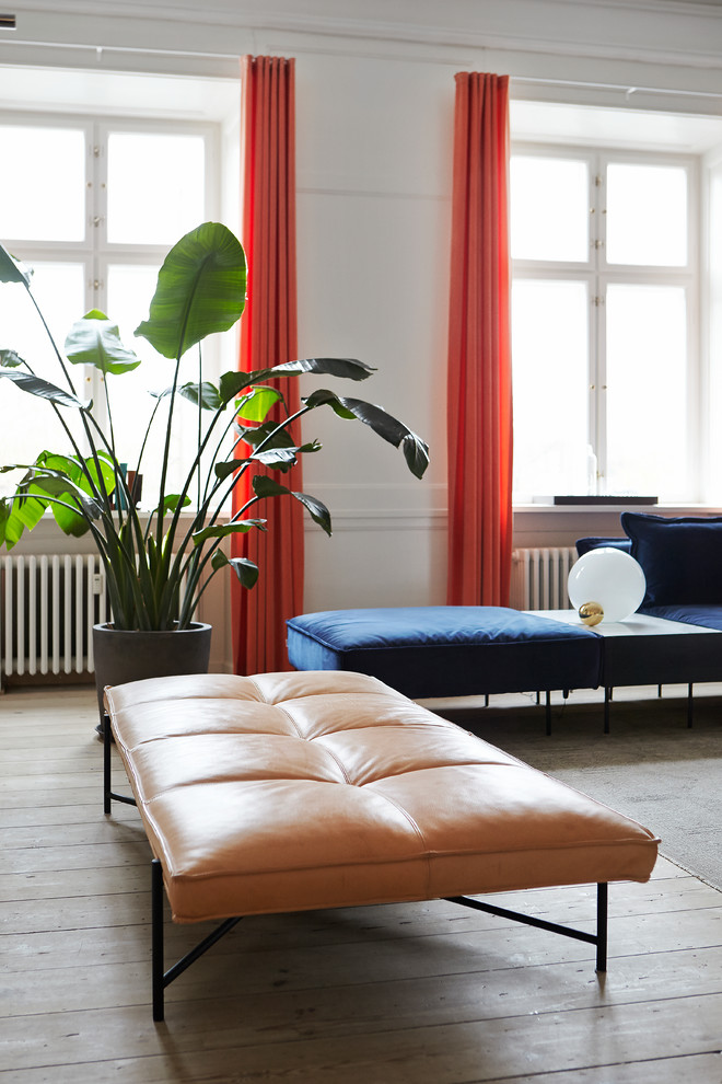 Inspiration for a transitional living room in Aarhus.