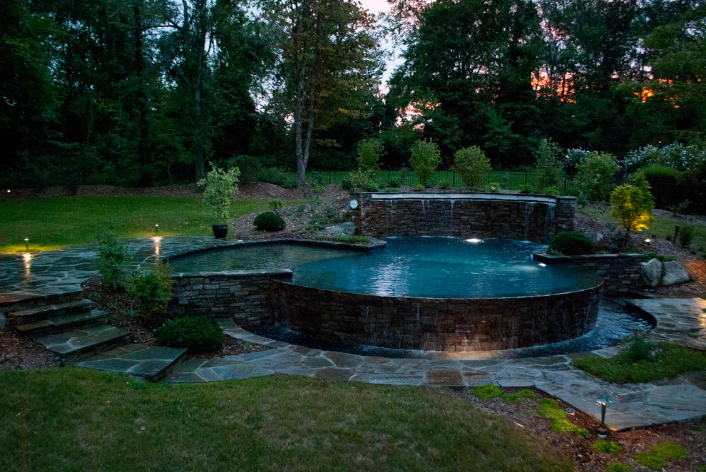 Inspiration for a transitional pool remodel in Other
