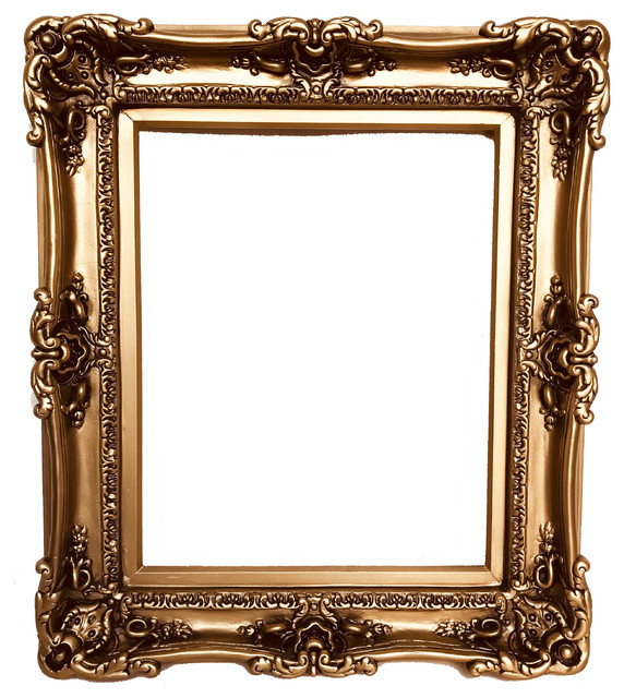 20 X24 Shabby Chic Bronze Frame Decorative Ornate French